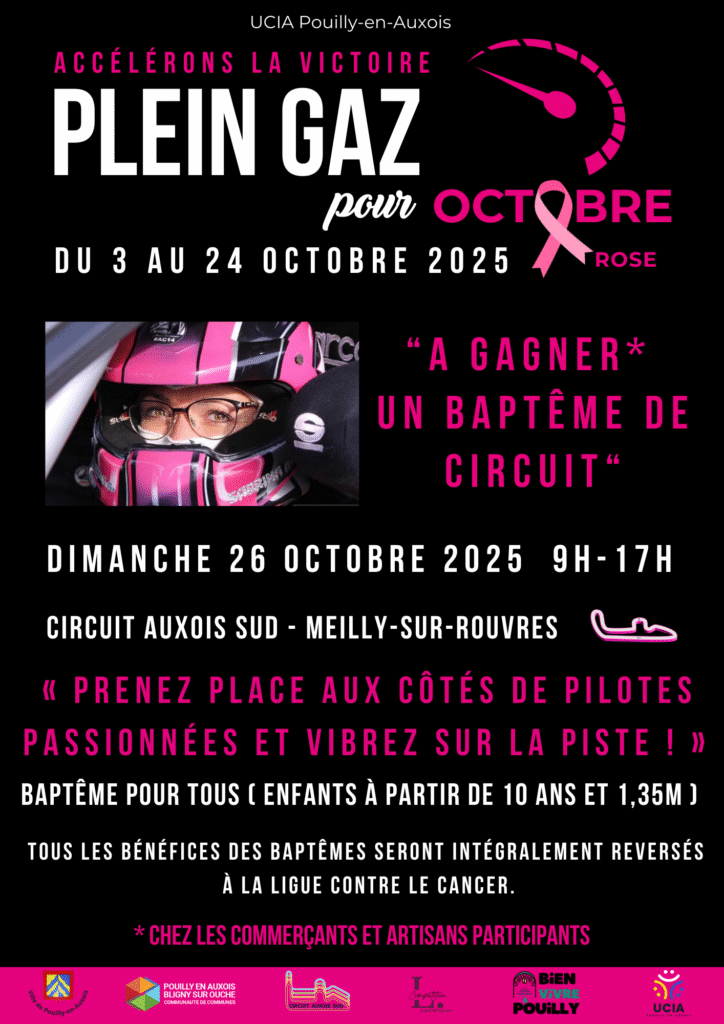 Octobre rose : une journée caritative au circuit Auxois sud