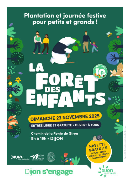 La Forêt des Enfants : un grand rendez-vous nature à Dijon