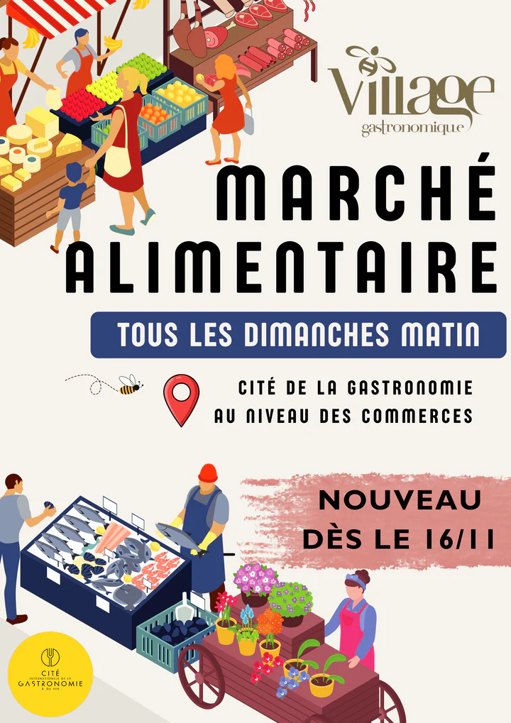 Un nouveau marché dominical dans les allées du Village Gastronomique