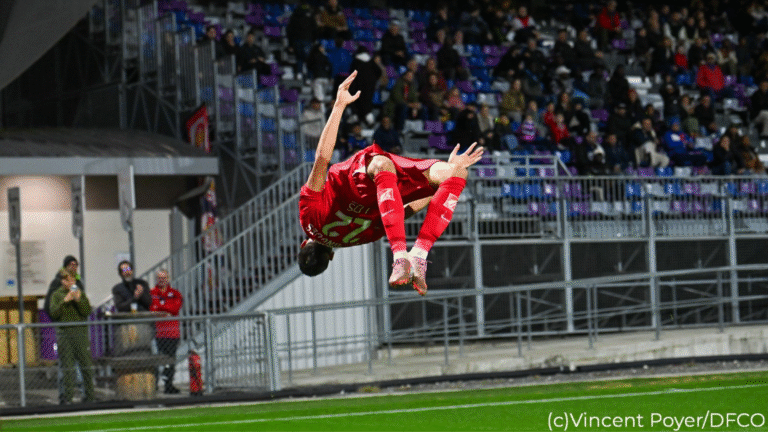Le DFCO sort victorieux d’un rude combat à Bourg-en-Bresse