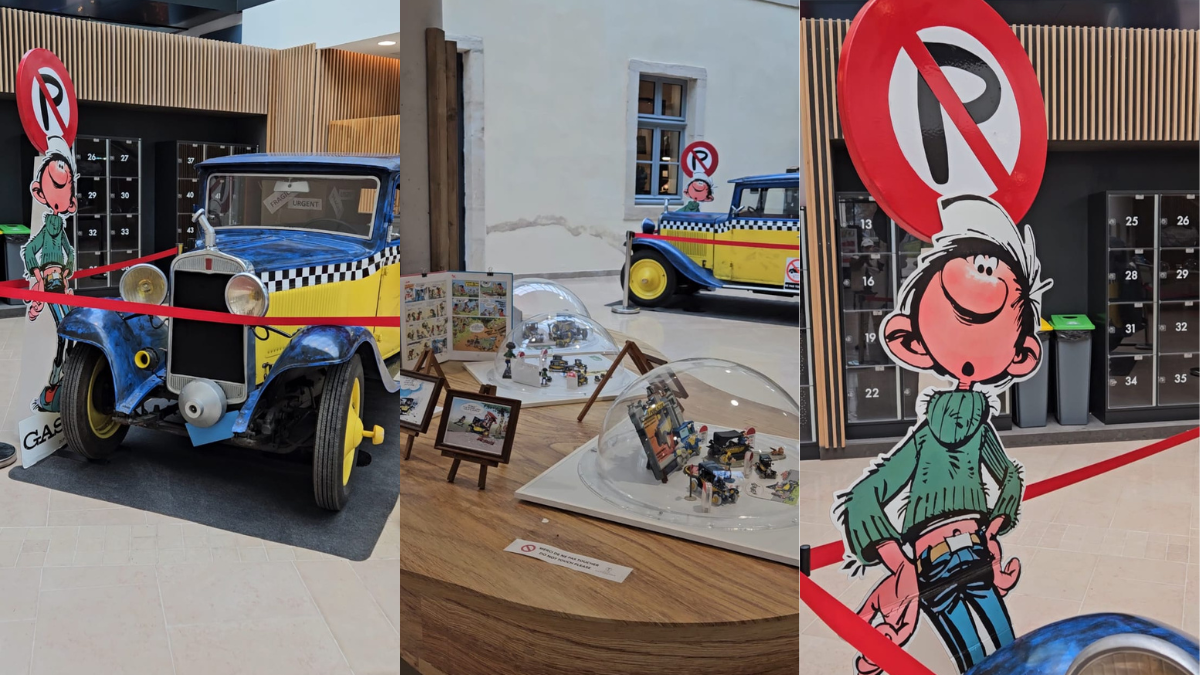 Gaston Lagaffe à la Cité de la Gastronomie