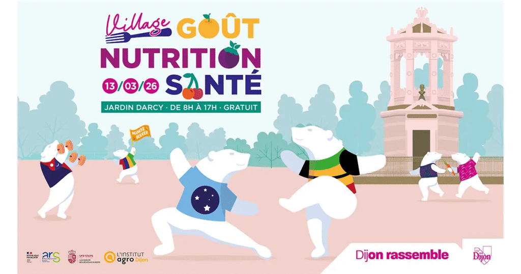 Village Goût Nutrition Santé : rendez-vous le 13 mars au Jardin Darcy
