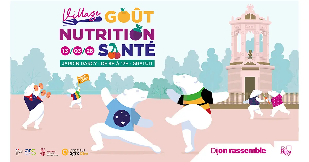 Village Goût Nutrition Santé : rendez-vous le 13 mars au Jardin Darcy