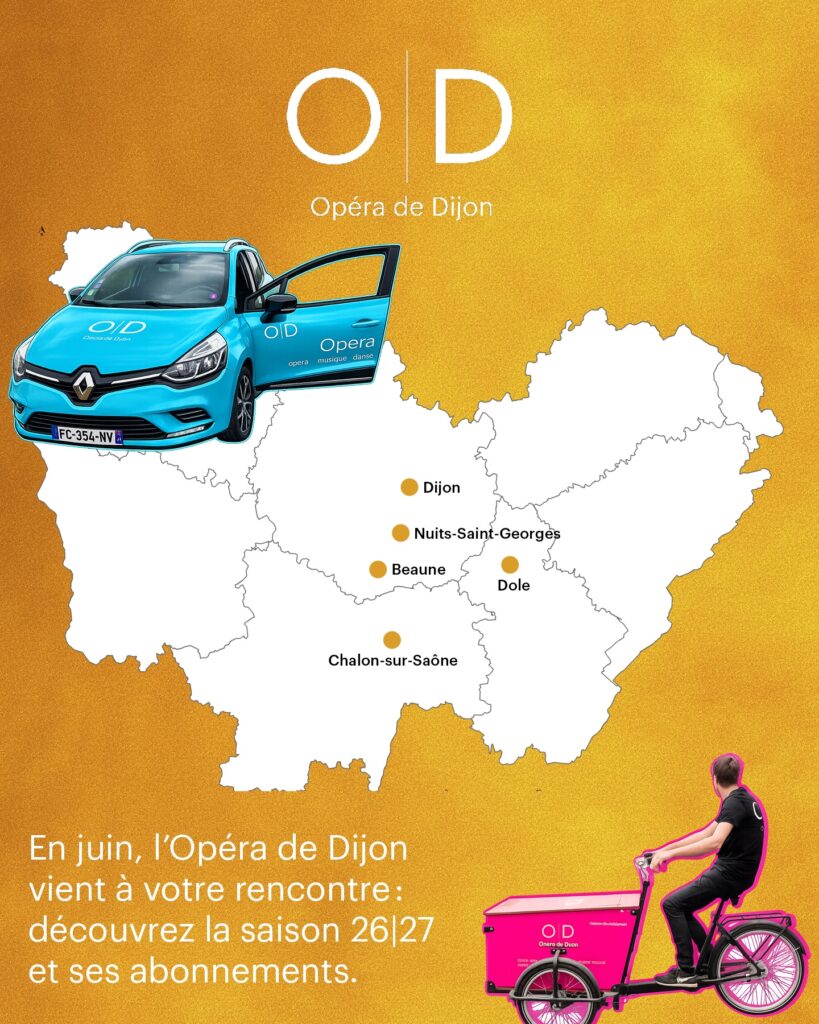 Opéra de Dijon : une tournée en Bourgogne-Franche-Comté pour présenter sa nouvelle saison
